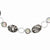 Sterling Silver Circles, Fw Coin Cultured Pearl & Zebra  Necklace