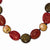 Sterling Silver Tiger, Carnelian, Red Coral, FW Cultured Pearl Necklace