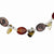 Sterling Silver Carnelian, Citrine, Crystal, Mother Of Pearl, Tiger'S Eye Necklace
