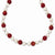 Sterling Silver Freshwater Cultured Pearls & Red Coral Necklace
