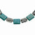 Sterling Silver Dyed Howlite & Zebra  Necklace