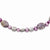 Sterling Silver Charoite, & FW Cultured Pearl Necklace