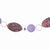 Sterling Silver Lepidolite, Lavender , Amethyst Necklace
