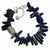 Sterling Silver Aventurine Lapis Moonstone & Fw Cult Pearl Bracelet