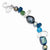 Sterling Silver Aventurine Blue Quartz & Fw Cultured Pearl Bracelet