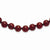 Sterling Silver Smooth Beaded Carnelian Necklace