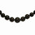 Sterling Silver Graduated Faceted Smokey Quartz Necklace