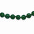 Sterling Silver Faceted Emerald Green Agate Necklace