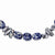 Sterling Silver Sodalite & Grey Freshwater Cultured Pearl Necklace