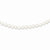 Sterling Silver White Freshwater Cultured Pearl Necklace