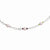 Sterling Silver Purple FW Cultured Pearl & Stone Necklace