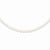 Sterling Silver White Freshwater Cultured Pearl Necklace