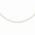 Sterling Silver White Freshwater Cultured Pearl Necklace