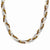 Sterling Silver White, Brown, Grey FW Cultured Pearl Ext Necklac Necklace