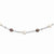 Sterling Silver White, Brn FW Cult Pearl Necklace