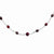 Sterling Silver Burgundy, Brn FW Cultured Pearl Necklace