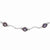 Sterling Silver Black Freshwater Cultured Pearl Necklace