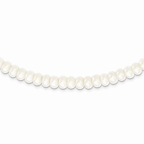 Sterling Silver Freshwater Cultured Pearl White Necklace