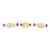 Sterling Silver Antiqued Amethyst Beads & Citrine Stones Bracelet