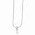Sterling Silver CZ Pendant & Chain Pendant, 18 inch, Jewelry Chains and Necklace