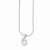 Sterling Silver CZ Pendant & Chain Pendant, 18 inch, Jewelry Chains and Necklace