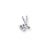 Sterling Silver CZ Pendant & Chain Pendant, 18 inch, Jewelry Chains and Necklace