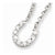 Sterling Silver CZ Horseshoe Pendant on Chain