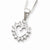 Sterling Silver CZ Heart Pendant Box Chain Pendant, 18 inch, Jewelry Chains and Necklace