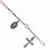 Sterling Silver Rose Quartz Rosary Bracelet