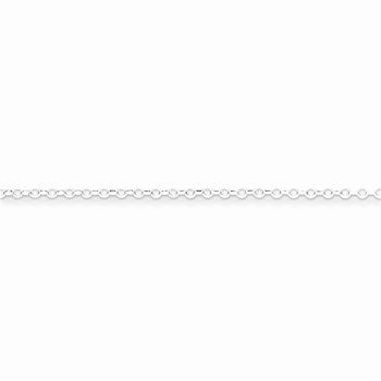 Sterling Silver Side Diamond-Cut Cable Chain