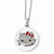 Sterling Silver Gold-Tone Hello Kitty Crystal, Enamel Necklac Necklace