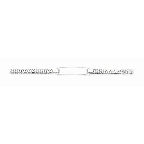 Sterling Silver Baby Id Bracelet