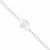 Sterling Silver Polished Angel Baby Engraveable Id Bracelet