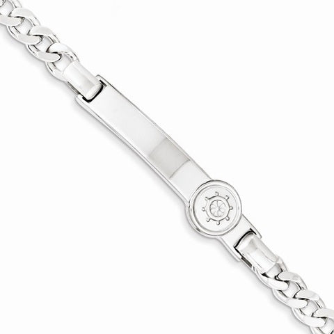 Sterling Silver Id Bracelet