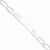 Sterling Silver Id Open Link Bracelet
