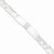 Sterling Silver Fancy Link Id Bracelet