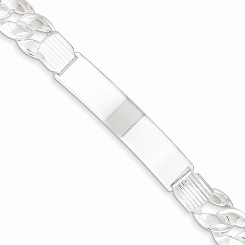 Sterling Silver Id Curb Link Bracelet