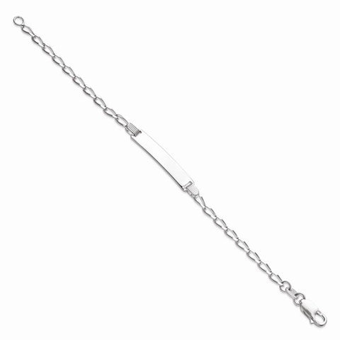 Sterling Silver Childrens Id Bracelet