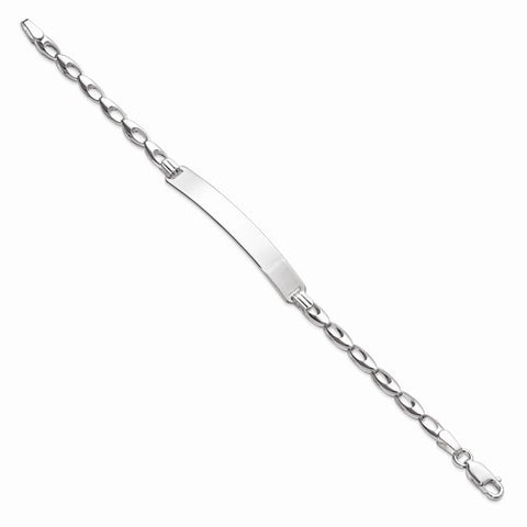 Sterling Silver Childrens Id Bracelet