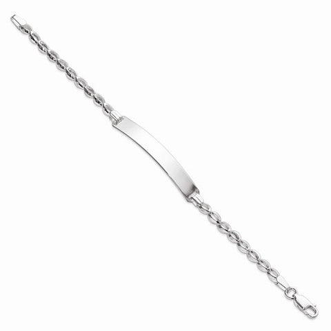 Sterling Silver Childrens Id Bracelet