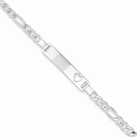 Sterling Silver Baby Id Bracelet