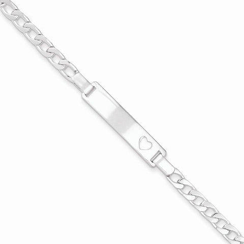 Sterling Silver Baby Id Bracelet