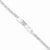 Sterling Silver Baby Id with Cut-Out Heart Bracelet