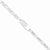 Sterling Silver Polished Engraveable Childrens Id Bracelet