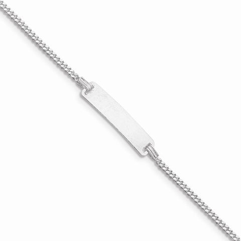 Sterling Silver Baby Id Bracelet