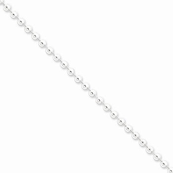 Sterling Silver Beaded Necklace