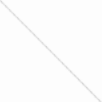 Sterling Silver Fancy Beaded Necklace