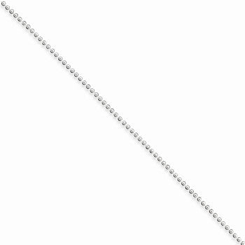 Sterling Silver Beaded Chain