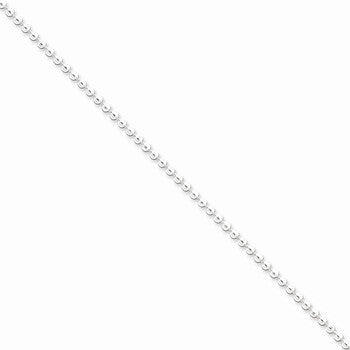 Sterling Silver Beaded Chain