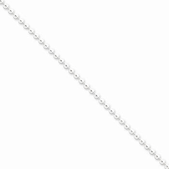 Sterling Silver Beaded Chain